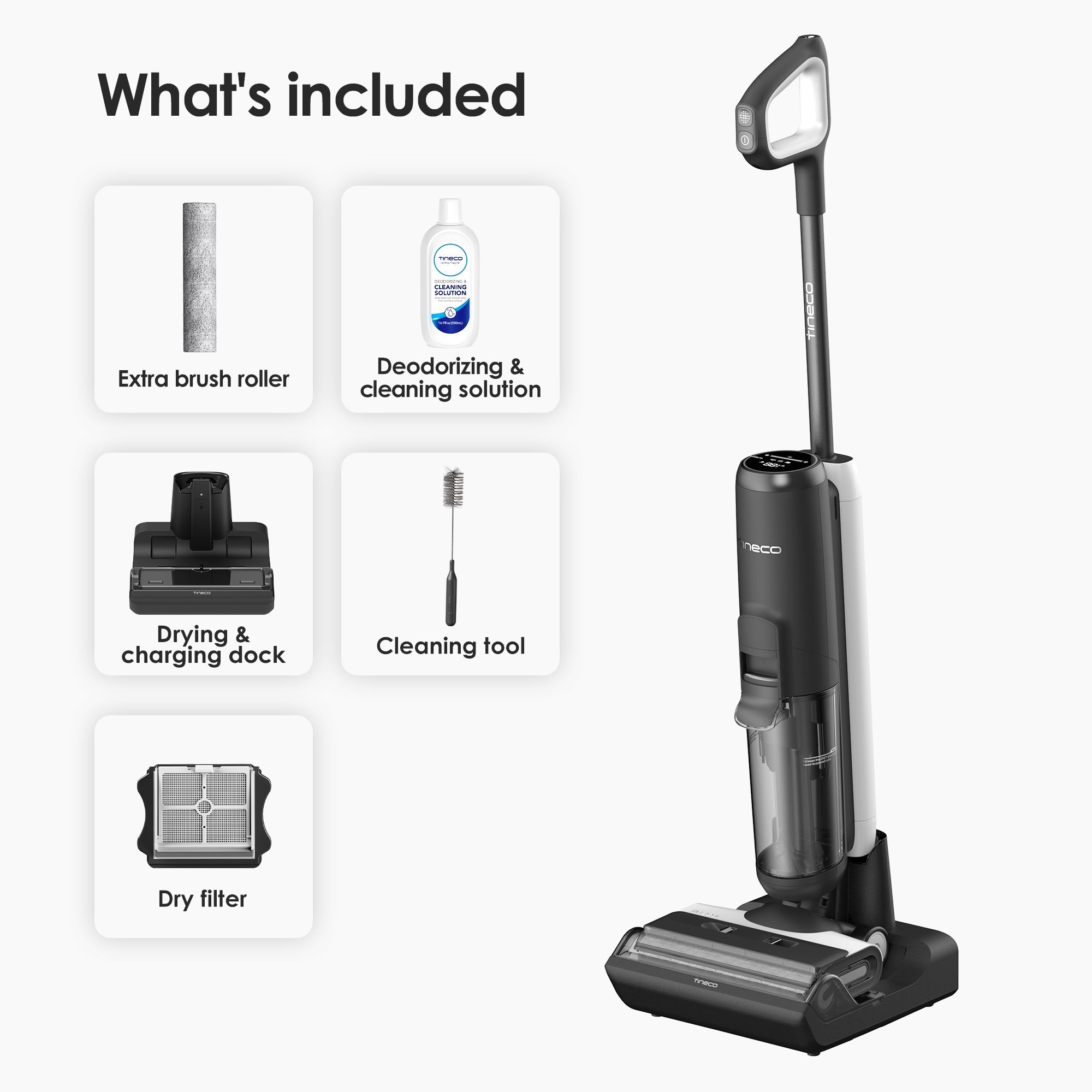 Tineco FLOOR ONE S6 Flash Dry Smart Wet Dry Vacuum Cleaner Tineco FLOOR ONE S6 Flash Dry Smart Wet Dry Vacuum Cleaner